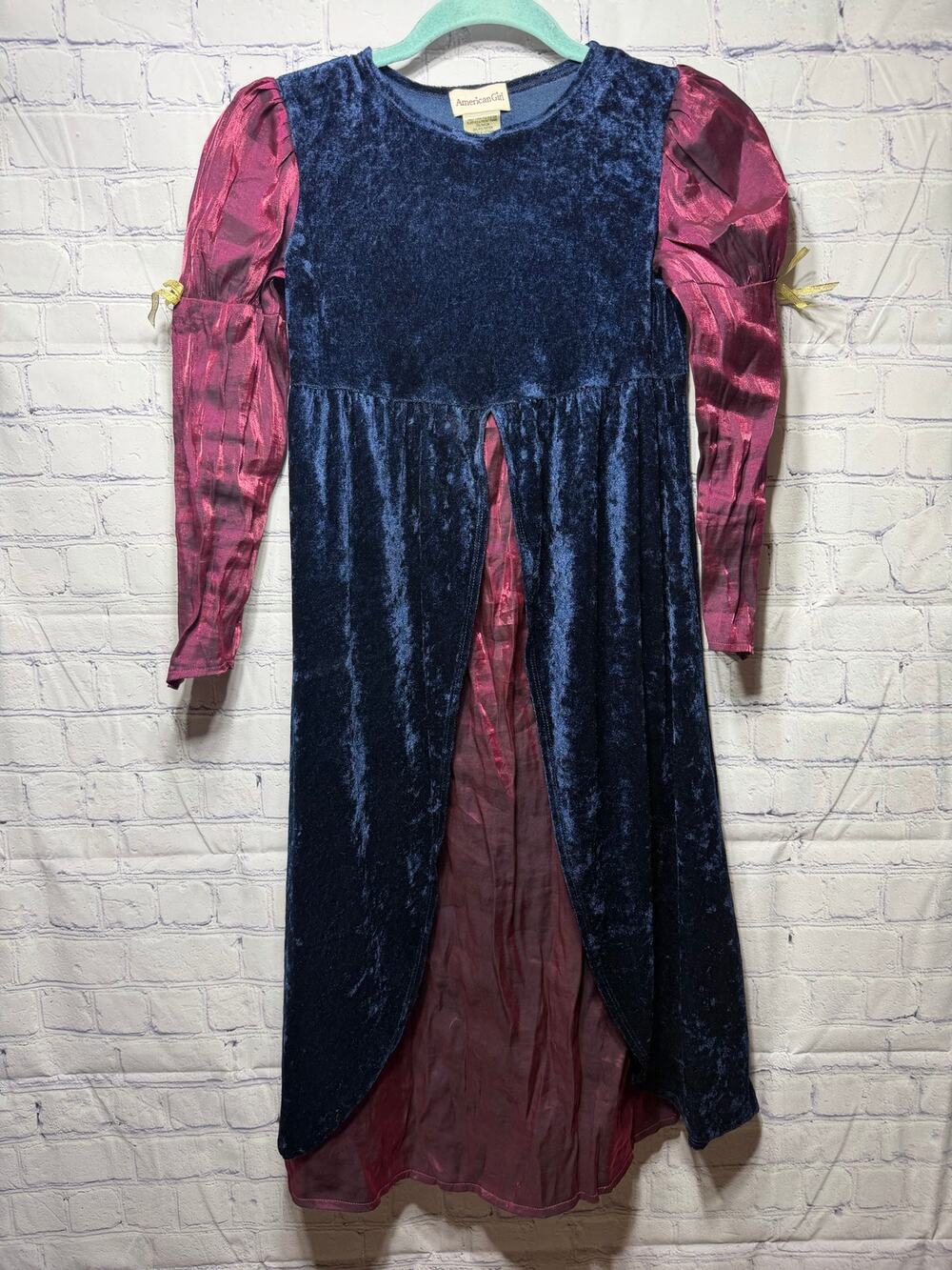 American Girls VTG Medieval Dress Velvet Sz S Cosplay Whimsigoth Witchy